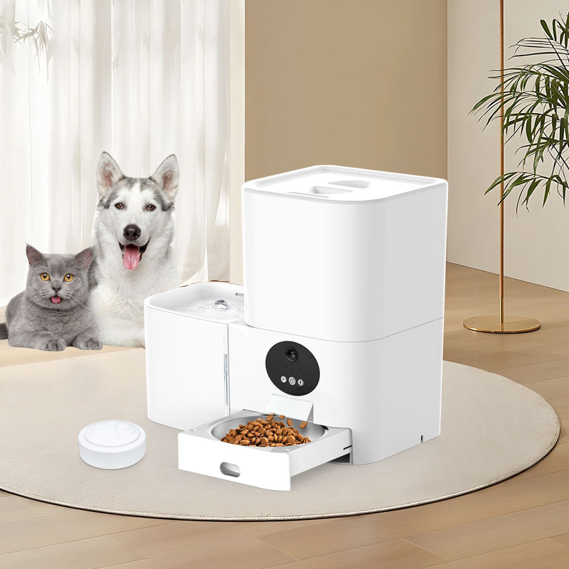 Pet Feeders - 2-in-1 스마트 Wi-Fi 전기 애완동물 급식기