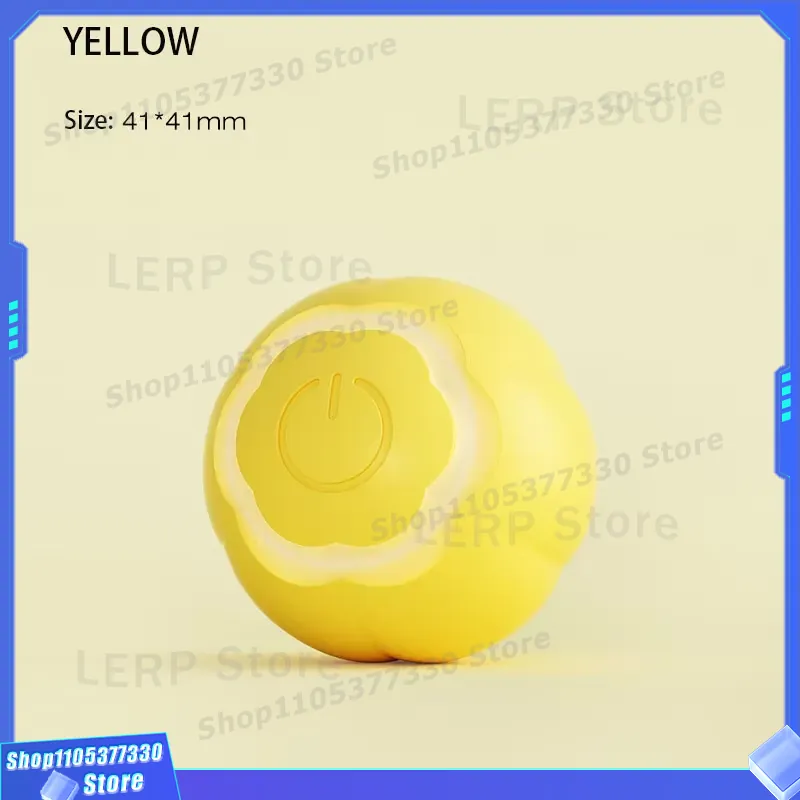 다채로운 색상의 빛을 내는 움직이는 공, 실내 고양이  - Automatic Moving Dog Ball 리뷰 및 가격